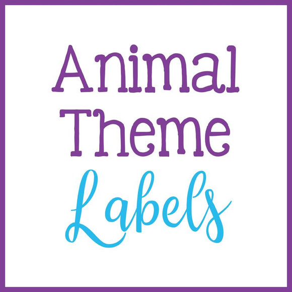 Animal Theme Labels
