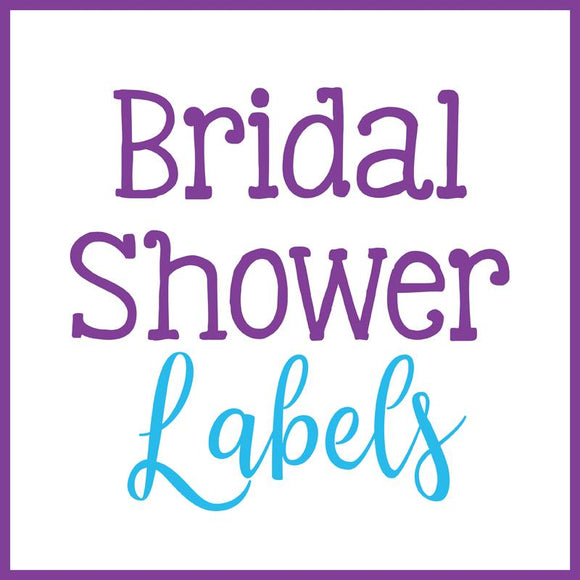 Bridal Shower Labels