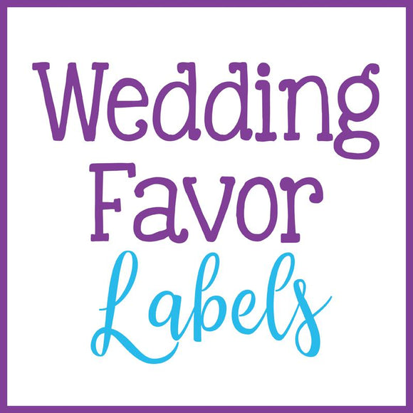 Wedding Favor Labels