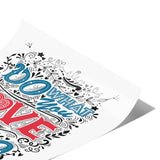 11" x 14" Do What You Love, Love What You Do Poster