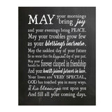 11" x 14" Irish Blessing Faux Chalkboard Poster Print
