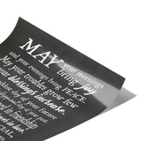 11" x 14" Irish Blessing Faux Chalkboard Poster Print