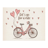 11" x 14" Let's Go for a Ride Bicycle Poster Print