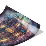 12" x 12" Gothic Stain Glass House