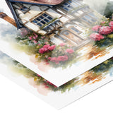 12" x 12" Victorian Gothic House Print