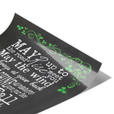 12" x 18" Irish Blessing Faux Chalkboard Poster Print