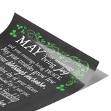 12" x 18" Irish Blessing Faux Chalkboard Poster Print