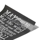 12" x 18" Irish Blessing Faux Chalkboard Poster Print