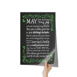 12" x 18" Irish Blessing Faux Chalkboard Poster Print