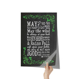 12" x 18" Irish Blessing Faux Chalkboard Poster Print