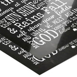 12" x 18" Irish Blessing Faux Chalkboard Poster Print