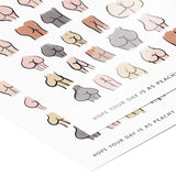 ALL BUMS WELCOME Bathroom Art Poster 12x18, Glossy or Matte