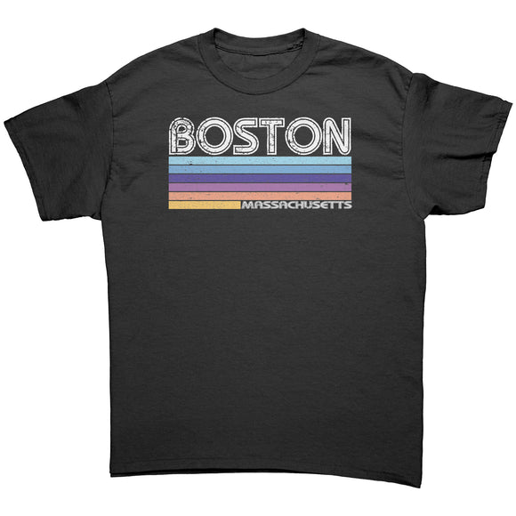 BOSTON, MASSACHUSETTS Retro 70’s 80’s Look Unisex T-SHIRT