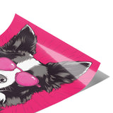 BORDER COLLIE wearing Sunglasses POP ART Look 11x14 PRINT POSTER