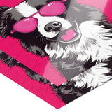 BORDER COLLIE wearing Sunglasses POP ART Look 11x14 PRINT POSTER