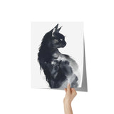Beautiful BLACK CAT 11x14 PRINT POSTER