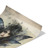 Beautiful Watercolor Look 16x20 GOTHIC FAIRY Poster Print, Matte or Glossy