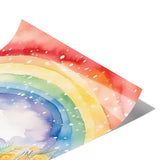 Beautiful Watercolor Look RAINBOW 11x14 Poster Print, Matte or Glossy