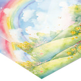 Beautiful Watercolor Look RAINBOW 11x14 Poster Print, Matte or Glossy