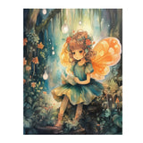 Beautiful Woodland FAIRY 11x14 Poster Print, Matte or Glossy