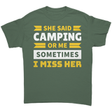Camping_or_MeI_Miss_Her_Unisex_T-Shir_Military_Green_Front_Mockup.png