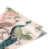 Chinoiserie Look PEACOCKS in Tree 11x14 PRINT POSTER