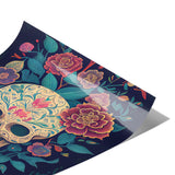 Chinoiserie Look SUGAR SKULL 11x14 PRINT POSTER