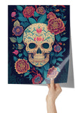 Chinoiserie Look SUGAR SKULL 11x14 PRINT POSTER