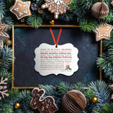 Clark Griswold Hap Hap Happiest Christmas Ornament, Christmas Vacation