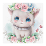Cute Watercolor Style CAT Print 12" x 12" Matte or Glossy