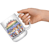 Dogs Make Me Happy, Humans Make My Head Hurt COFFEE MUG 15oz
