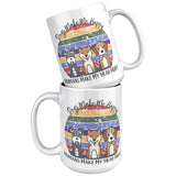 Dogs Make Me Happy, Humans Make My Head Hurt COFFEE MUG 15oz