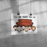FRIENDS themed 16x20 Print Poster, Matte or Glossy