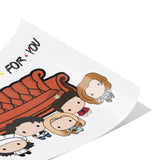 FRIENDS themed 16x20 Print Poster, Matte or Glossy
