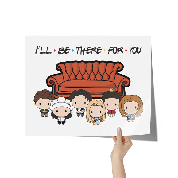 FRIENDS themed 16x20 Print Poster, Matte or Glossy