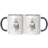 I Am Ready for Hoodies and Cold Nights Cute Hedgehog 11oz Coffee Mug