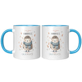 I Am Ready for Hoodies and Cold Nights Cute Hedgehog 11oz Coffee Mug