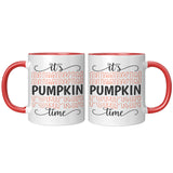 It's Pumpkin Time 11oz Color Accent COFFEE MUG