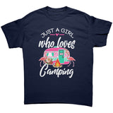 Just a Girl Who Loves CAMPING Unisex T-Shirt