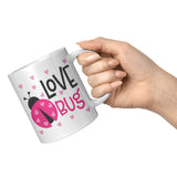 LOVE BUG, Ladybug COFFEE MUG 11oz