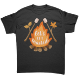 Lets_Get_Toasted_Camp_Fire_Smores_Unis_Black_Front_Mockup.png