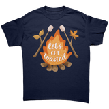 Lets_Get_Toasted_Camp_Fire_Smores_Unis_Navy_Front_Mockup.png
