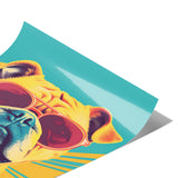 POP ART Look BULLDOG Wearing Sunglasses 11x14 PRINT POSTER