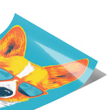 POP ART Look CORGI Wearing Sunglasses 11x14 PRINT POSTER