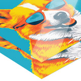 POP ART Look CORGI Wearing Sunglasses 11x14 PRINT POSTER