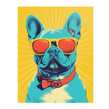 POP ART Look FRENCH BULLDOG Wearing Sunglasses 11x14 PRINT POSTER