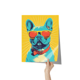 POP ART Look FRENCH BULLDOG Wearing Sunglasses 11x14 PRINT POSTER