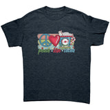 Peace Love Cocoa Christmas Design Unisex T-Shirt