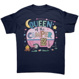 Queen_of_the_Camper_Unisex_T-Shirt_Camp_Navy_Front_Mockup.png