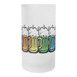 RAINBOW Beer Mug Design 16oz Frosted Beer Stein